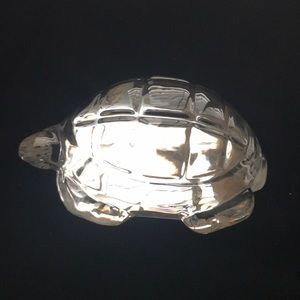 Baccarat crystal turtle